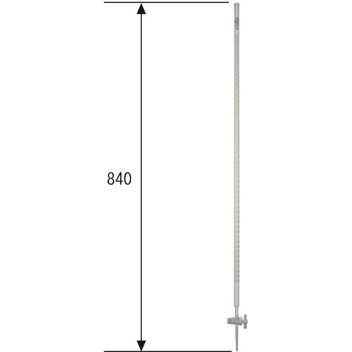 SIBATA ビュレット スーパーグレード PTFEコック付 50mL【021310-50】