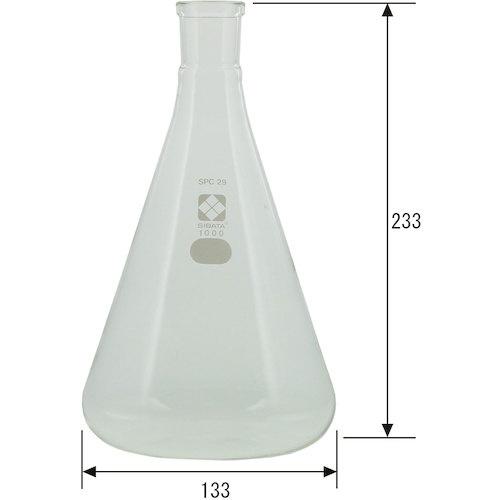 SIBATA SPC三角フラスコ SPC-29 1000mL【030150-291】