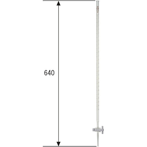 SIBATA ビュレット スーパーグレード PTFEコック付 25mL【021310-25】