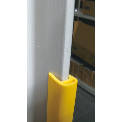 緑十字 ショックレスガード(H鋼用緩衝材) 適応幅17～21mm 黄色 全長1m ショックレスガード-30Y【246205】