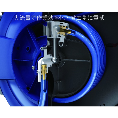 CEJN 水用ホースリール 10m 11x16mm 接続R1/2【19-911-2240】