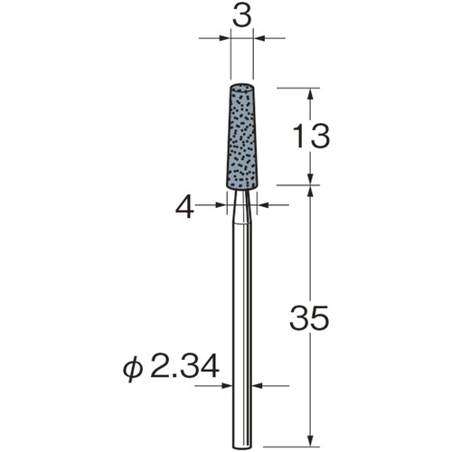 リューター 精密加工用軸付砥石【G1041】