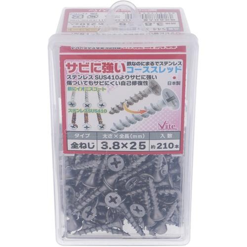 OHSATO 錆に強いコーススレッド 3.8×25 (210本入)【544-321】