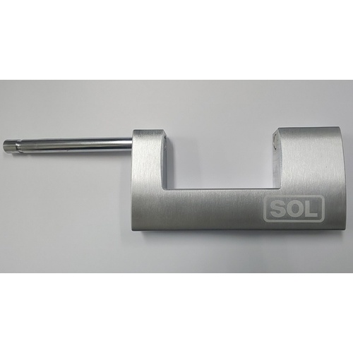 SOL No.5700 アルミ倉庫錠 100mm【5700-100】