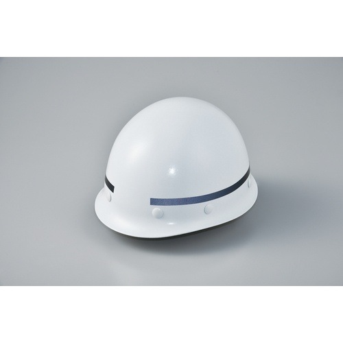 緑十字 ヘルメット用ラインテープ 黒 HL-H(小) 10mm幅×700mm 10本組 反射タイプ【235315】