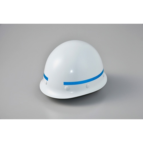 緑十字 ヘルメット用ラインテープ 青 HL-G(小) 10mm幅×700mm 10本組 反射タイプ【235314】
