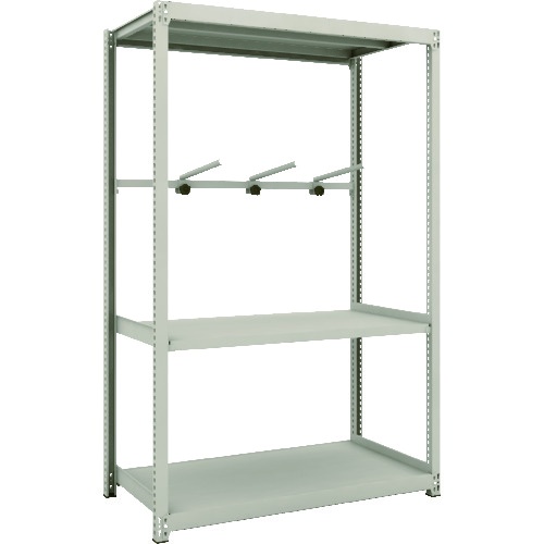 TRUSCO スチールラック M2型軽中量棚 1160X600XH1800 3段 アーム1段 単体【M2-6463-A1】