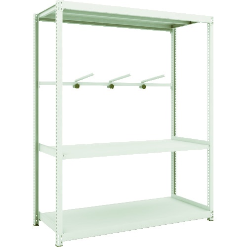 TRUSCO スチールラック M2型軽中量棚 1460X600XH1800 3段 アーム1段 単体【M2-6563-A1】