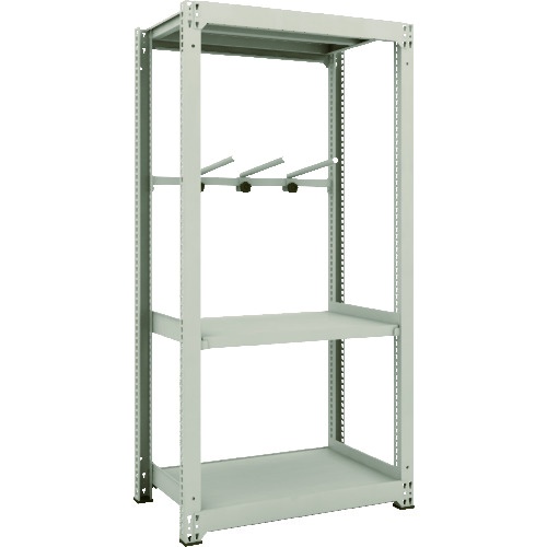 TRUSCO スチールラック M3型中量棚 900X571XH1800 3段 アーム1段 単体【M3-6363-A1】