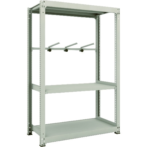 TRUSCO スチールラック M3型中量棚 1200X571XH1800 3段 アーム1段 単体【M3-6463-A1】