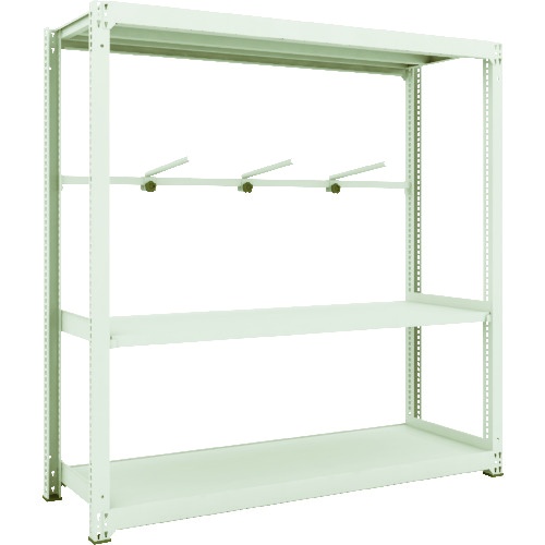 TRUSCO スチールラック M3型中量棚 1800X571XH1800 3段 アーム1段 単体【M3-6663-A1】