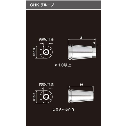 ナカニシ コレット CHK φ4.9 (91549)【CHK-4.9】