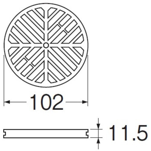 SANEI ユニットバス用トラップ皿【PH91F】