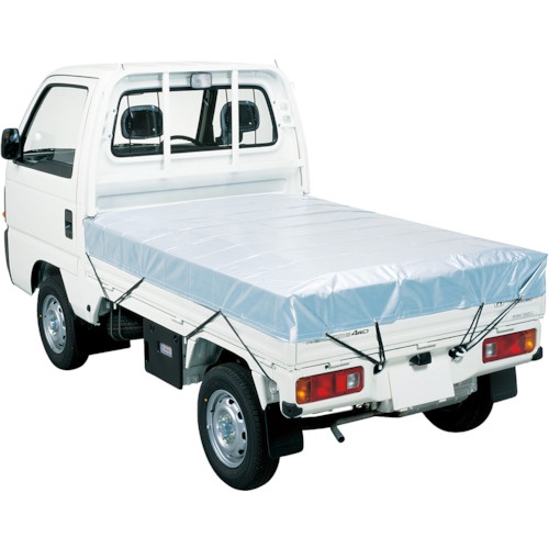 萩原 ターピー クールトラックシート(保温・保冷) 2号 小型トラック 表:アルミ/裏:ブラック 2.3m×3.5m【CT2】