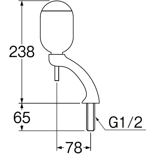 SANEI 立形石ケン水容器【W121-78】