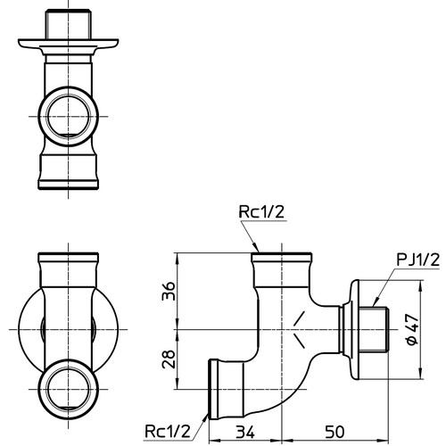 SANEI 二又ソケット【JB10A-13】