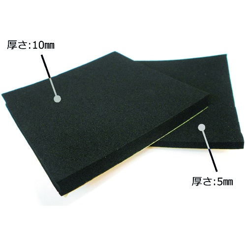 WAKI NRスポンジゴム粘着付 10×100×100MM【SPN-12】