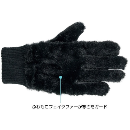 ペンギンエース 防寒手袋 Pパターン WINTER W-6 ブラック LL【W-6 BLACK LL】