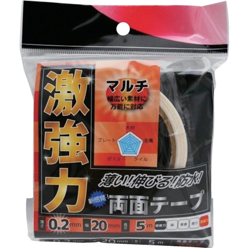 WAKI 激強力両面テープ マルチ 20MM×5M【WKG010】