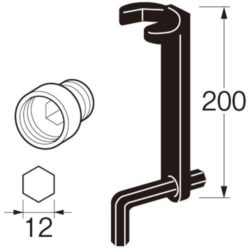 SANEI ナット締付工具【R352】