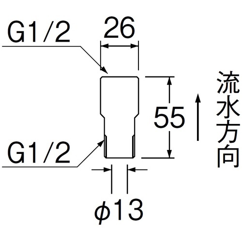 SANEI 逆止弁【V872F-13】