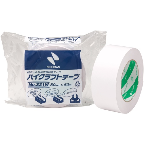 ニチバン ハイクラフトテープ 50mmX50m【321W-50】