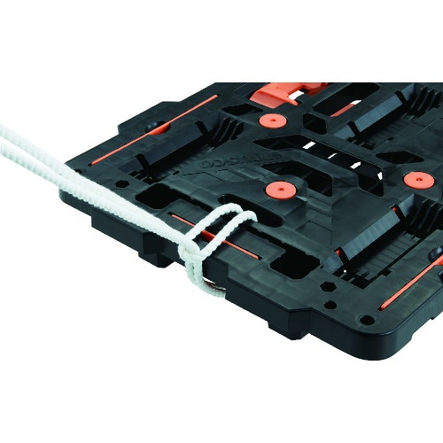 TRUSCO まとめ買い 連結式樹脂製平台車 ビートル 900X600 自在3輪 4台セット【BT900J3-E100-M4】