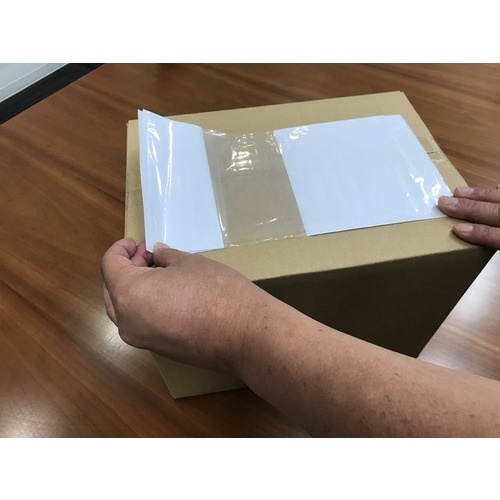 パピルス デリバリーパック 4方溶着タイプ 上PEスリット(長3封筒サイズ用)145×280 100枚入 全面糊【PA-054T】