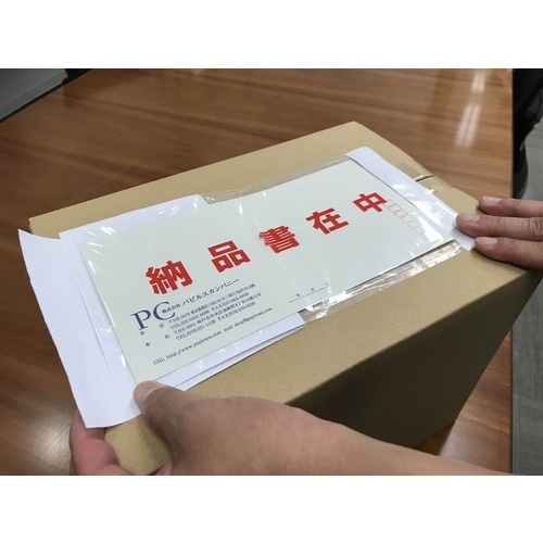 パピルス デリバリーパック 完全密封タイプ 納品書在中(長3封筒サイズ用)145×270 100枚入 全面糊【PA-052T】