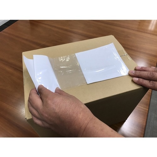 パピルス デリバリーパック 4方溶着タイプ 上PEスリット(長4封筒サイズ用)120×250 100枚入 全面糊【PA-053T】