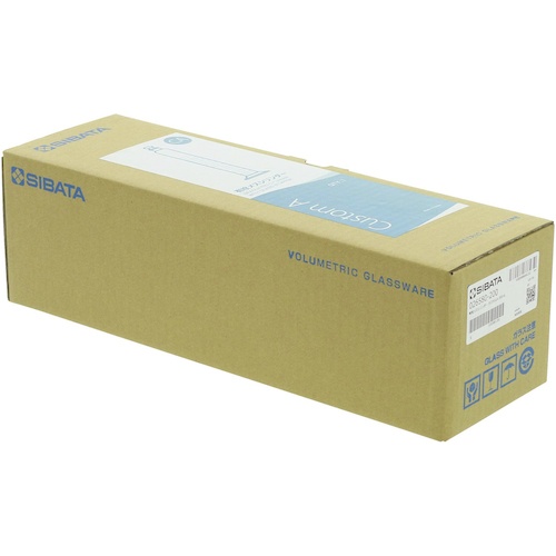 SIBATA 有栓メスシリンダー カスタムA 200mL【026580-200】