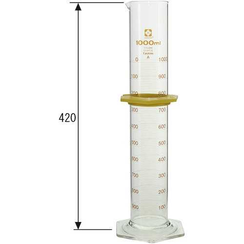 SIBATA メスシリンダー カスタムA 1000mL【026500-1000】