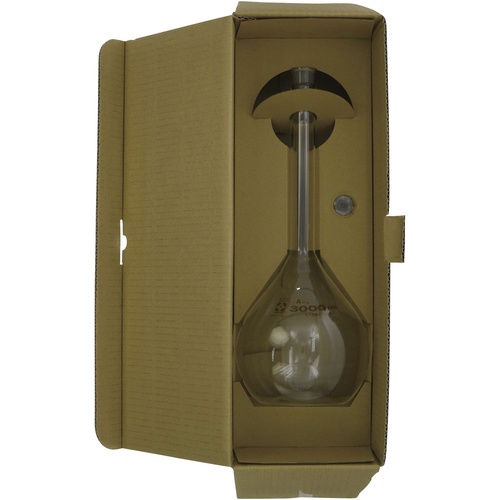 SIBATA メスフラスコ スーパーグレード 3000mL【020060-30001】