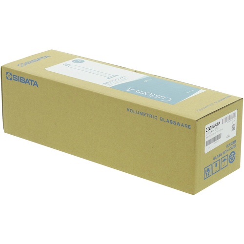SIBATA 有栓メスシリンダー カスタムA 250mL【026580-250】