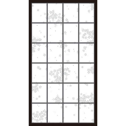 アサヒペン UVカット超強プラスチック障子紙 94CMX3.6M 6863 桜花【132086】