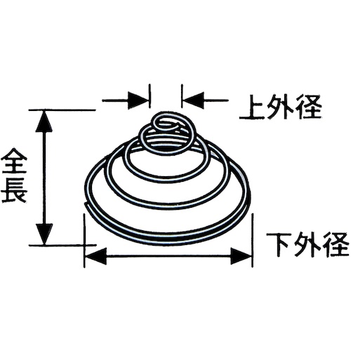 WAKI 電池バネ 1.0×6.8×18.8×14.5H(1個入)【SR-752】