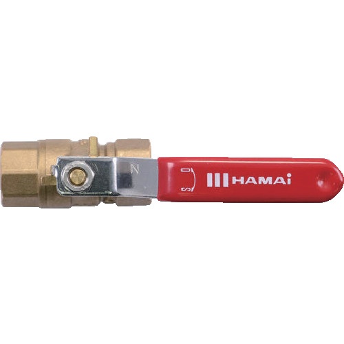 HAMAI フルボア相当 レバーハンドル型 黄銅製ボールバルブ【FBT-101-15RC】