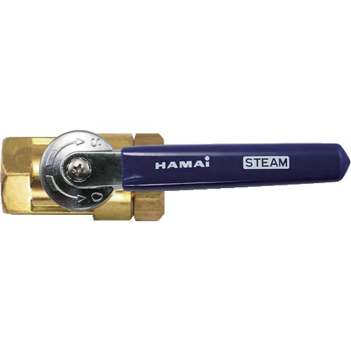 HAMAI 本格的スチーム用 黄銅製ボールバルブ【RBS-77-15RC】
