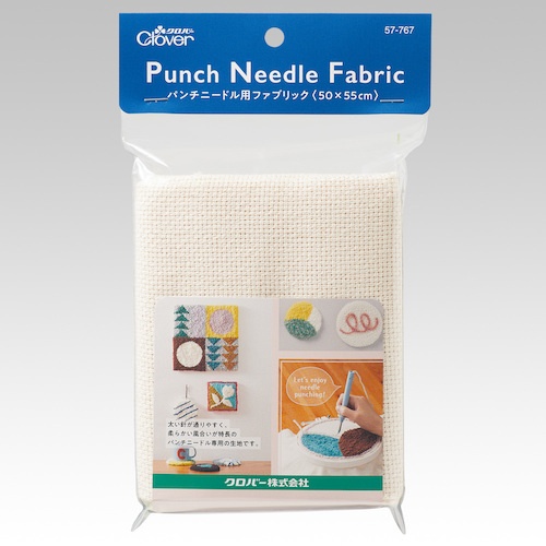CLOVER パンチニードル用ファブリック 50X55cm【57-767】