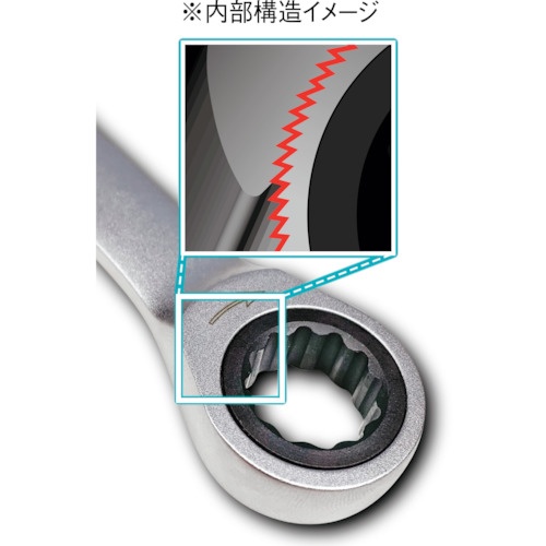 MUSTTOOL シャークギアレンチ 13mm MWS-13【12343】