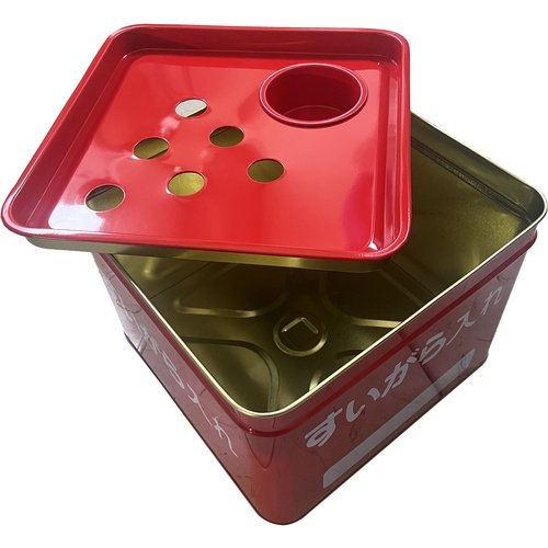 グリーンクロス コップ付半缶型吸がら入 缶のみ【1129030303】