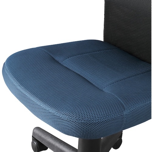 IRIS 517664 メッシュバックチェア ネイビー【OFC-MB-N】