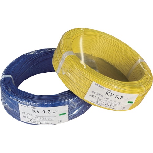 KHD KV0.3 青 200m【KV0.3SQ-02-200M】