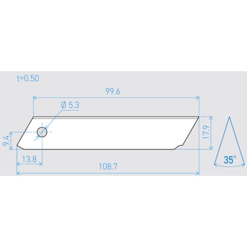 貝印刃物 機械刃 T100-3C 35°(200枚セット)【750BH2039】