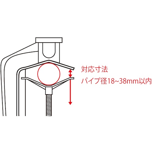 富士倉 LED-10W～30W投光器用ミニクランプ【OP-009】