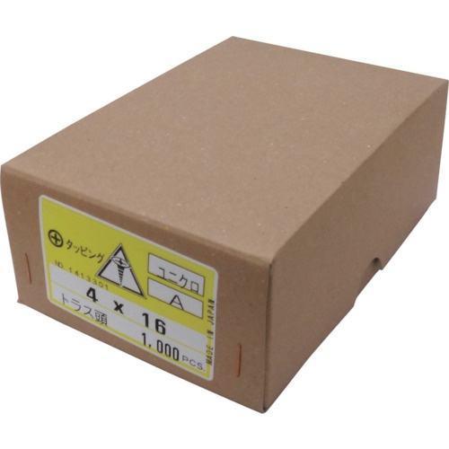 コノエ トラスタッピングねじ 鉄 ユニクロ 4×25 1000本入【MUSHTA-SS-6U-425-1000P】