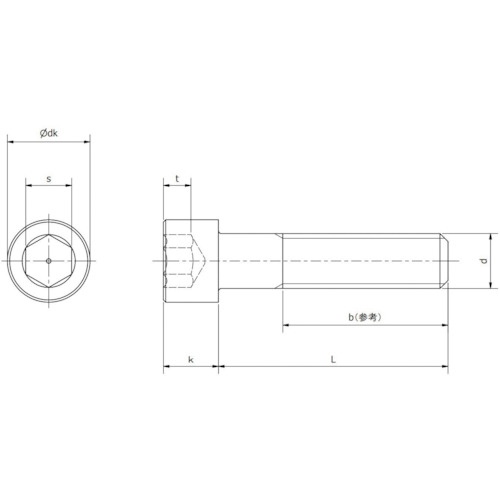 YAHATA 六角穴付きボルト半ねじ 黒色酸化被膜 M12×190 (3本入)【4571149326925】