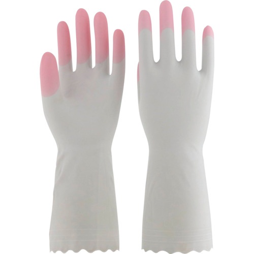 エステー ファミリー ビニールうす手 指先抗ウイルス加工 S ピンク【ST72238】