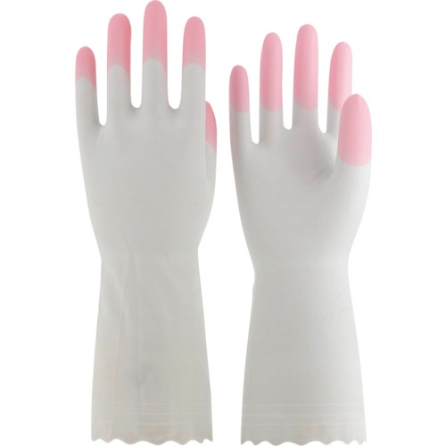 エステー ファミリー ビニールうす手 指先抗ウイルス加工 S ピンク【ST72238】