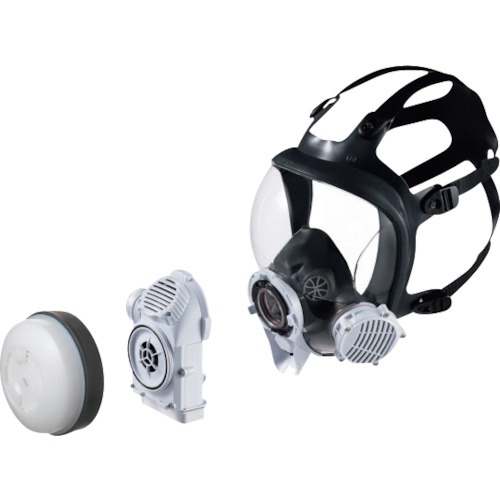シゲマツ 電動ファン付き呼吸用保護具(直結式) Syx099(M)(フィルタ・吸収缶別売)【SYX099P-H-1(M)】